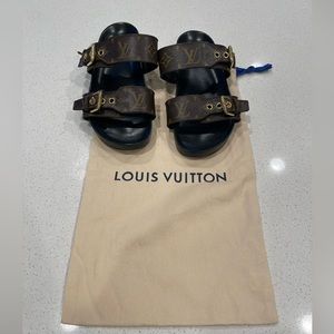 Louis Vuitton “Bom Dia Flat Comfort Mule” Sandals